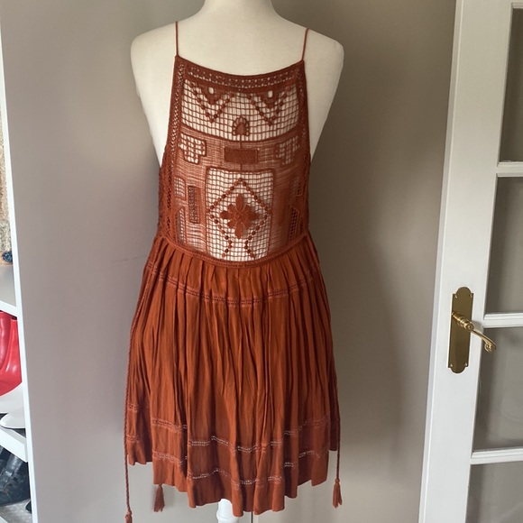 Free People Rust Dress - Picture 2 of 4